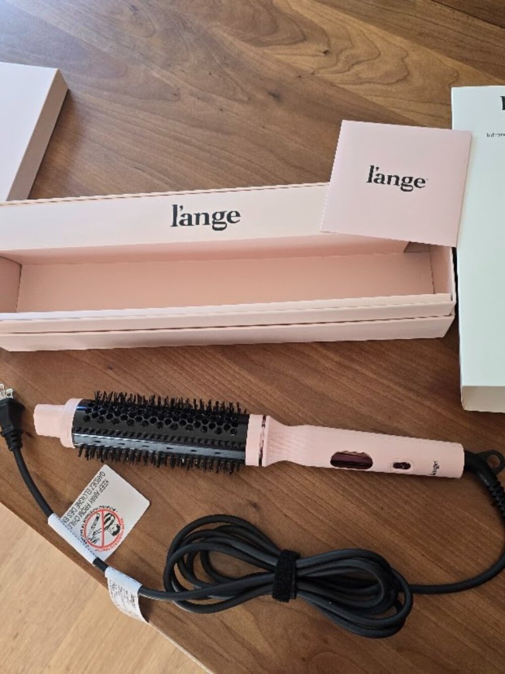 NWT L'ange GLAMWAVE Infrared Thermal Ionic Brush Color Blush